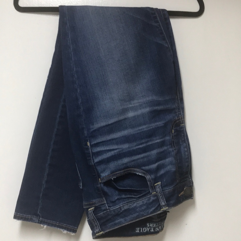 American eagle high rise jegging medium wash